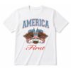 America First America First White T-Shirt
