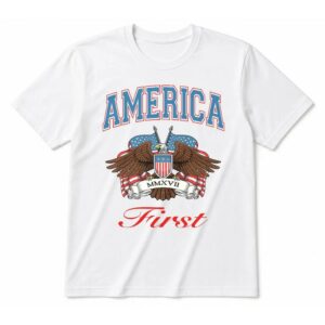 America First America First Vintage Eagle T-Shirt