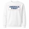 America First America First White T-Shirt 3