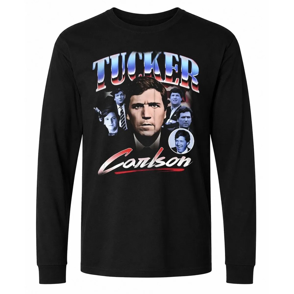 America First Tucker Carlson Faces T-Shirt America First Tucker Carlson Faces T-Shirt