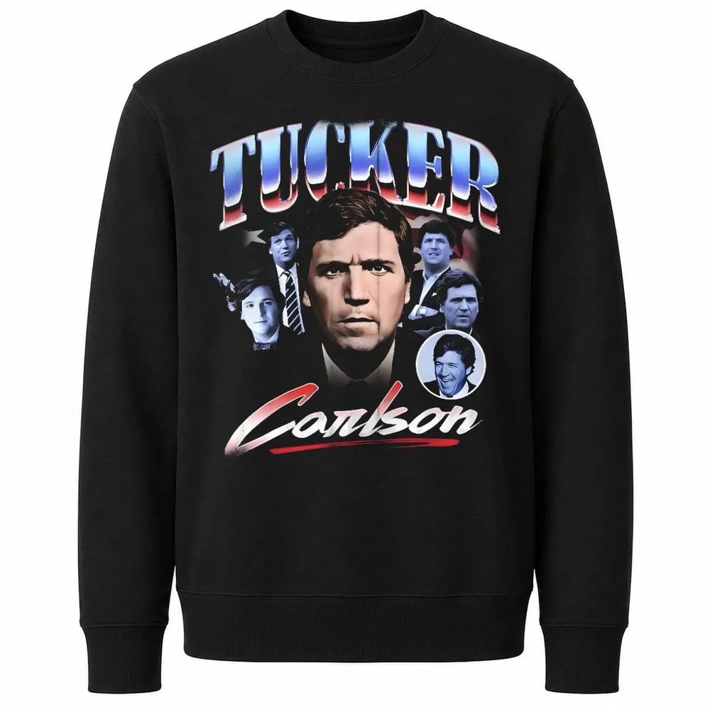 America First Tucker Carlson Faces T-Shirt America First Tucker Carlson Faces T-Shirt