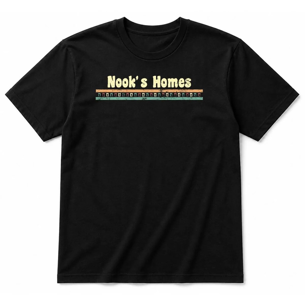 Animal Crossing Nooks Homes Girls T-Shirt Animal Crossing Nooks Homes Girls T-Shirt