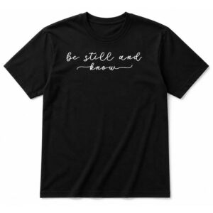 Arms Family Homestead Be Still And Know Navy T-Shirt