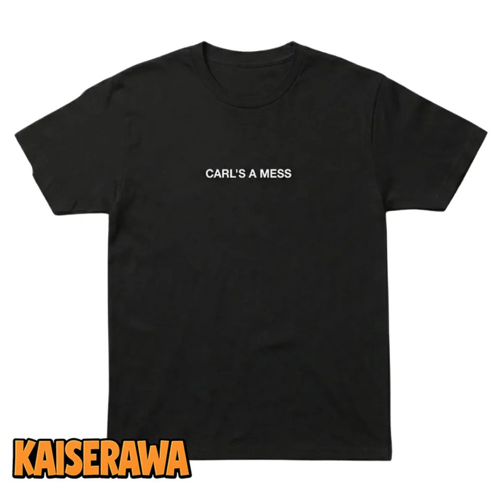 Carls A Mess Merch Carl’s A Mess Black T-Shirt Carls A Mess Merch Carl’s A Mess Black T-Shirt