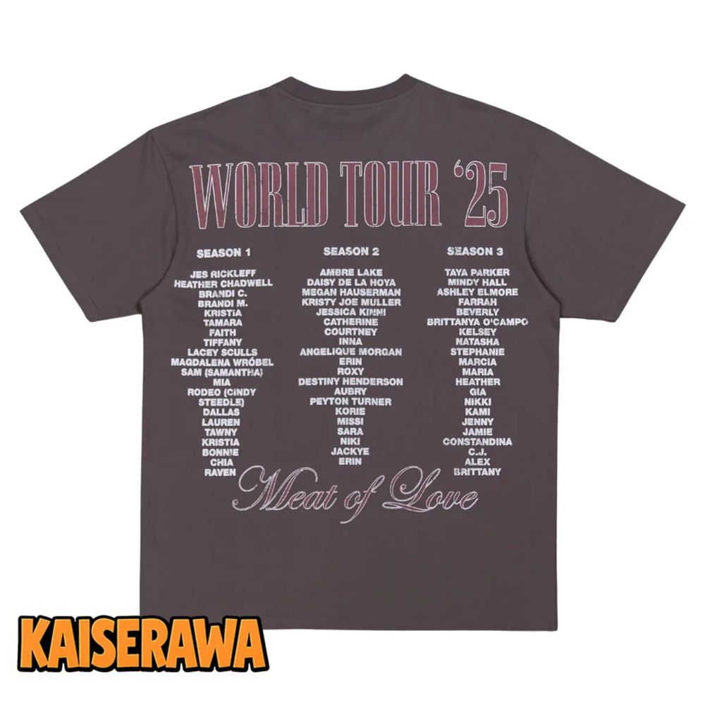 Papa Meat Merch Of Love Vintage Tour T-Shirt Papa Meat Merch Of Love Vintage Tour T-Shirt
