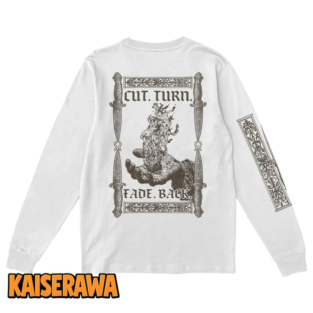 Hail The Sun Merch Knife White Long Sleeve Hail The Sun Merch Knife White Long Sleeve