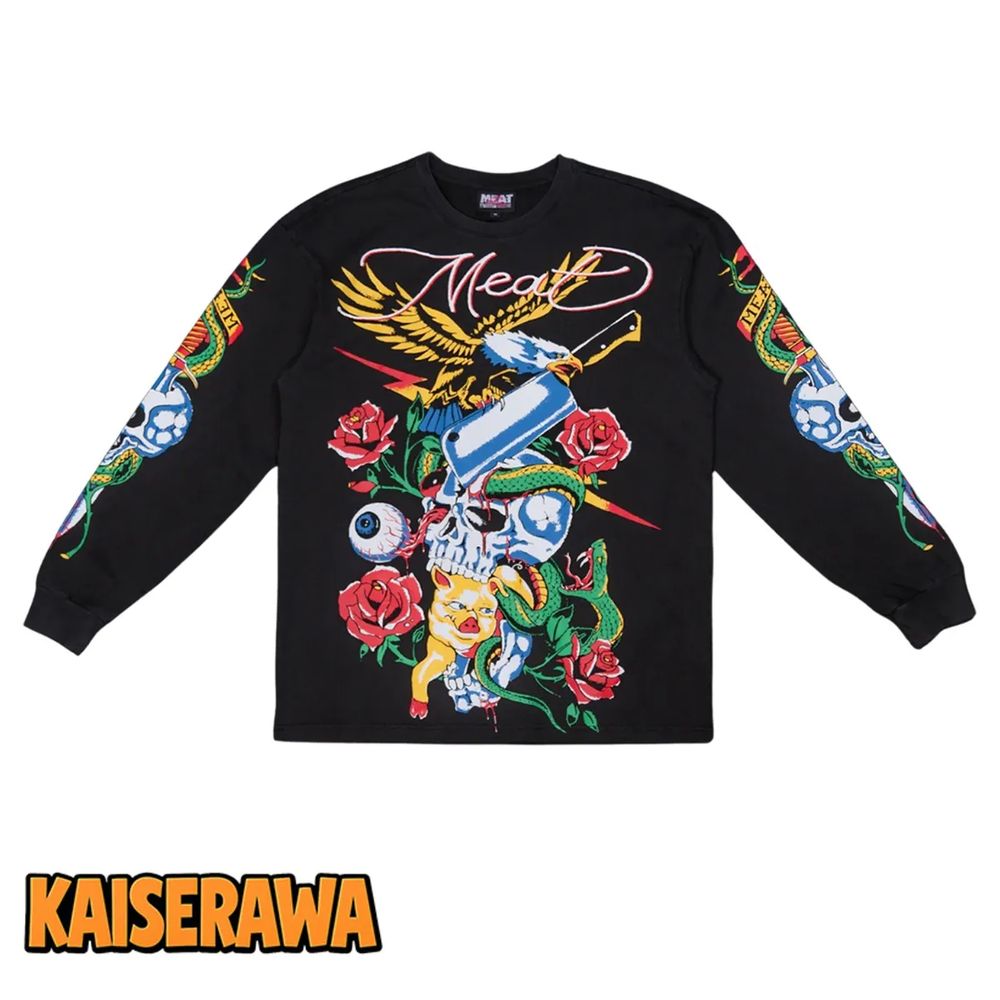 Papa Meat Merch Meaty Hardy Long Sleeve Papa Meat Merch Meaty Hardy Long Sleeve