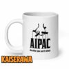 Tucker Carlson Merch Aipac Mug Black 1