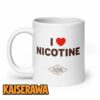 Tucker Carlson Merch I Heart Nicotine Mug 1