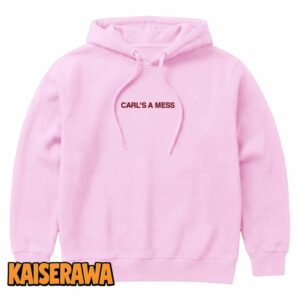 Carls A Mess Merch Carl’s A Mess Pink Hoodie