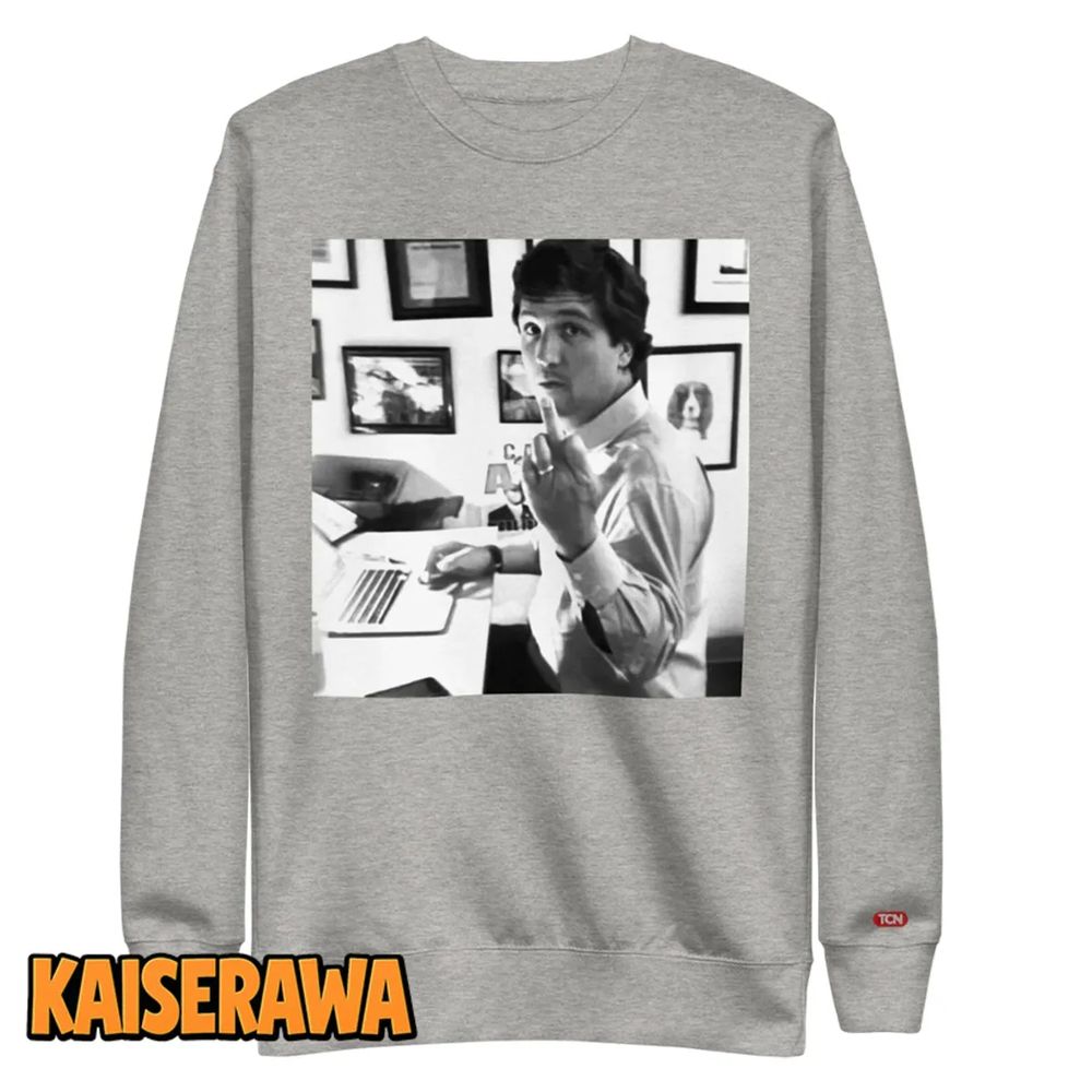 Tucker Carlson Merch Tucker’s Response Sport Grey Sweatshirt Tucker Carlson Merch Tucker’s Response Sport Grey Sweatshirt