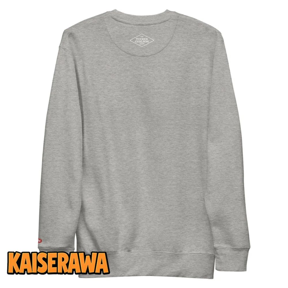 Tucker Carlson Merch Tucker’s Response Sport Grey Sweatshirt Tucker Carlson Merch Tucker’s Response Sport Grey Sweatshirt