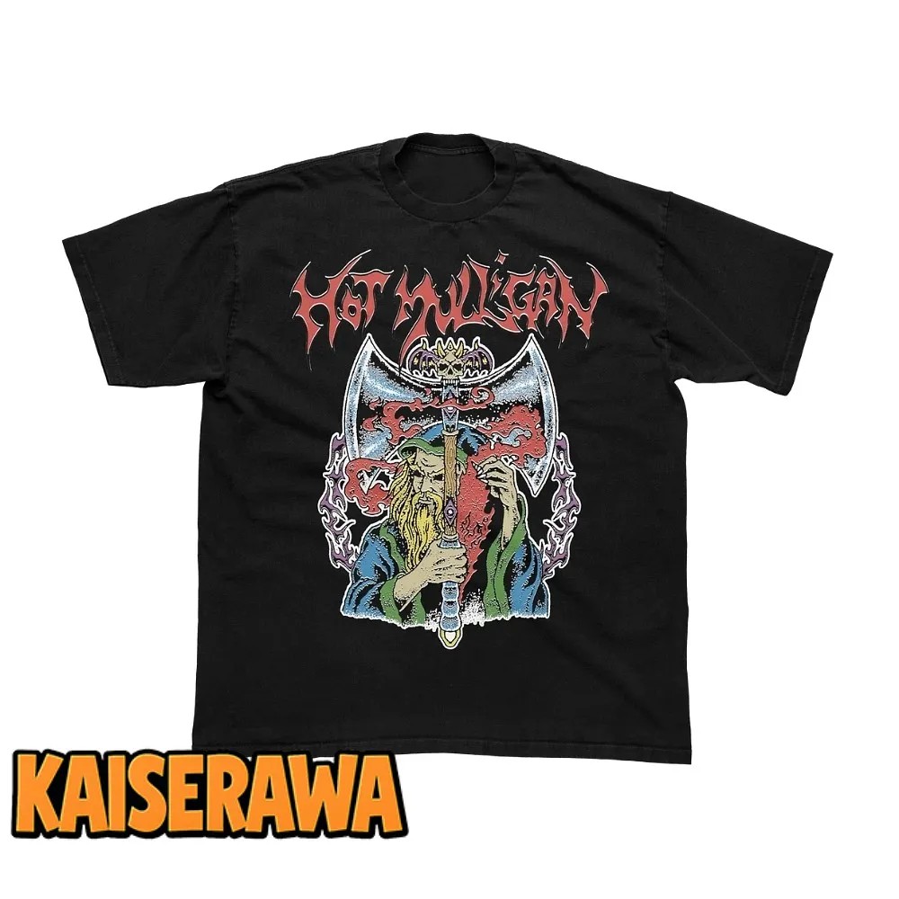 Hot Mulligan Merch Wizard Black T-Shirt Hot Mulligan Merch Wizard Black T-Shirt