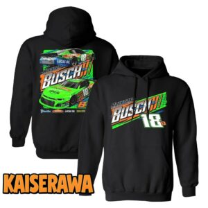Brexton Busch Merch 18B Late Model Black 2-Spot Hoodie