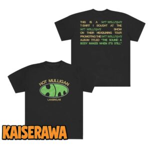 Hot Mulligan Merch Bubble Logo Tour T-Shirt