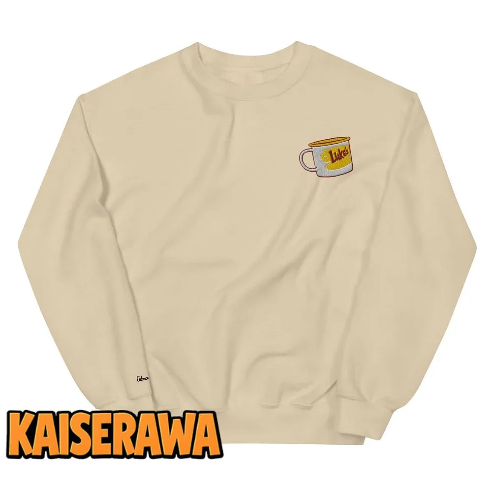 Gilmore Girls Merch Luke’s Diner Sweatshirt – Sand Gilmore Girls Merch Luke’s Diner Sweatshirt – Sand