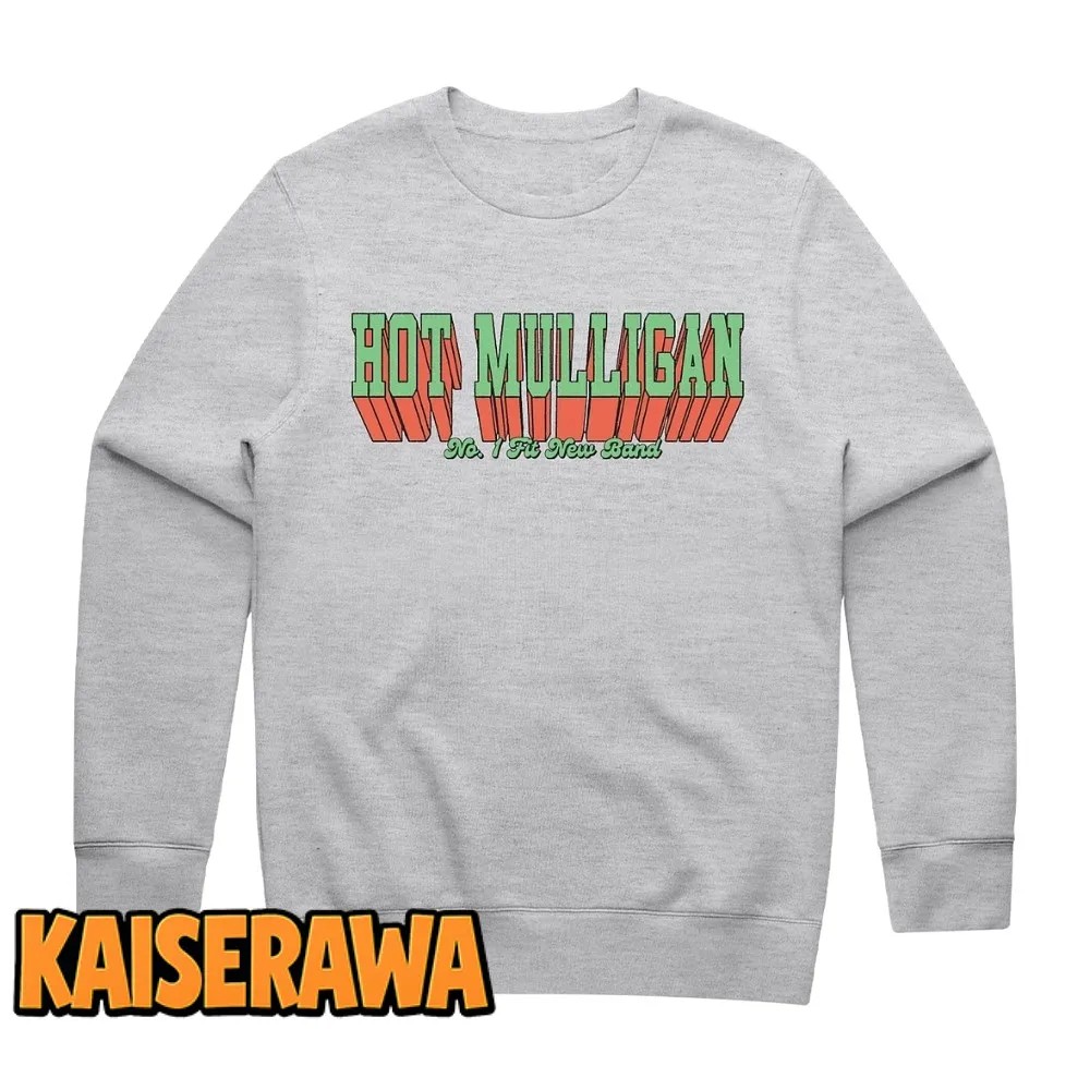 Hot Mulligan Merch Sport Grey Sweatshirt Hot Mulligan Merch Sport Grey Sweatshirt