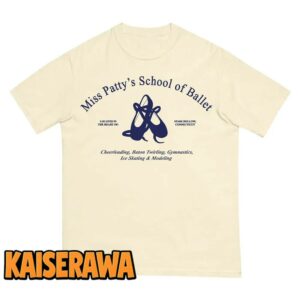 Gilmore Girls Merch Miss Patty’s School Of Ballet T-Shirt – Sand