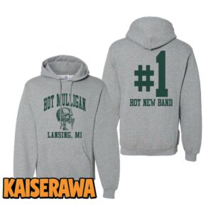 Hot Mulligan Merch Football Hoodie