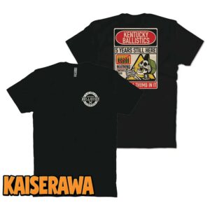 Kentucky Ballistics Merch KB 5 Year Anniversary T-Shirt – Black