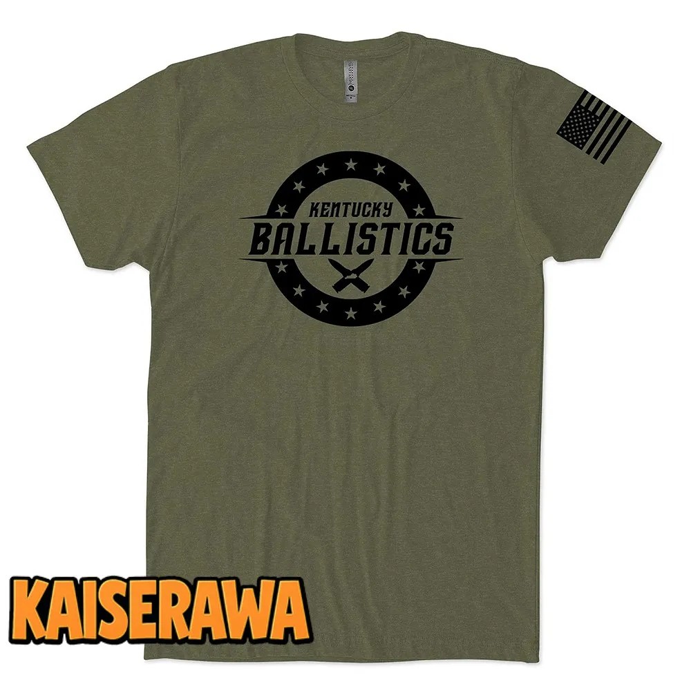 Kentucky Ballistics Merch KB Logo T-Shirt – Military Green Kentucky Ballistics Merch KB Logo T-Shirt – Military Green