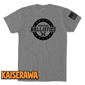 Kentucky Ballistics Merch KB Logo T-Shirt – Sport Grey