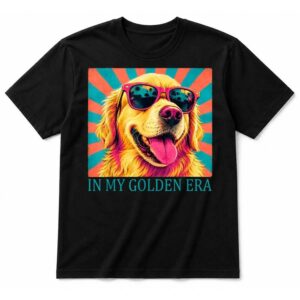 Funny in My Golden Retriever Era Cool Dog Mom Graphic T-Shirt