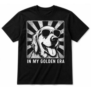In My Golden Retriever 70s Era Funny Retriever Dog T-Shirt