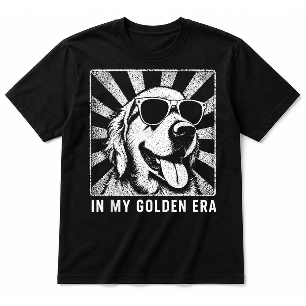 In My Golden Retriever 70s Era Funny Retriever Dog T-Shirt In My Golden Retriever 70s Era Funny Retriever Dog T-Shirt