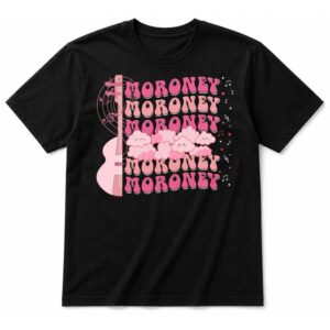 Retro Moroney Personalized Name I Love Moroney Groovy T-Shirt