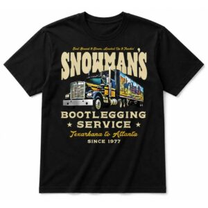 Snowman’s Bootlegging Service Texarkana to Atlanta Sine 1977 T-Shirt