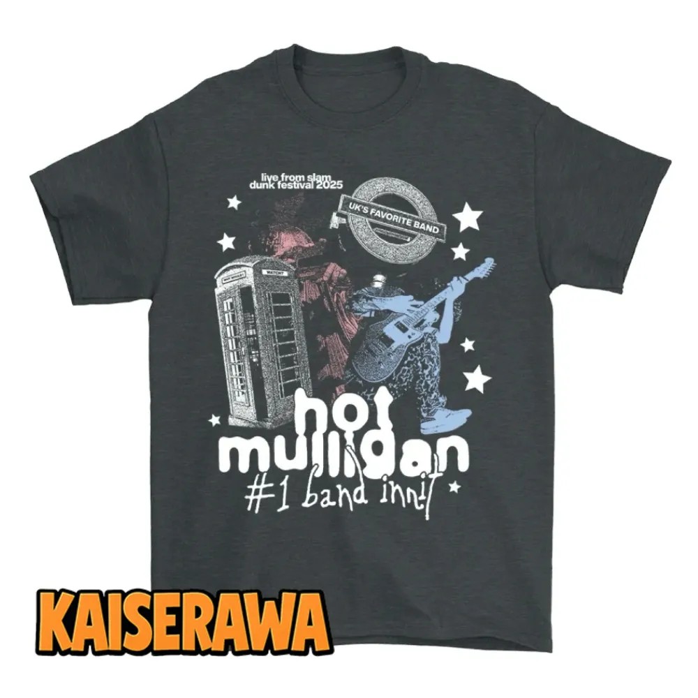 Hot Mulligan Merch Slam Dunk T-Shirt Hot Mulligan Merch Slam Dunk T-Shirt