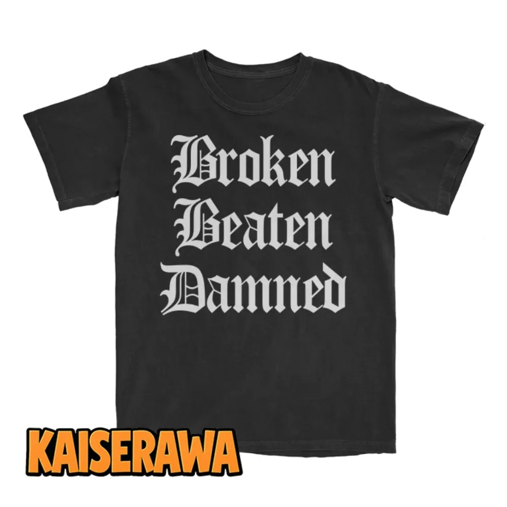 My Chemical Romance Merch Broken Beaten Damned T-Shirt My Chemical Romance Merch Broken Beaten Damned T-Shirt