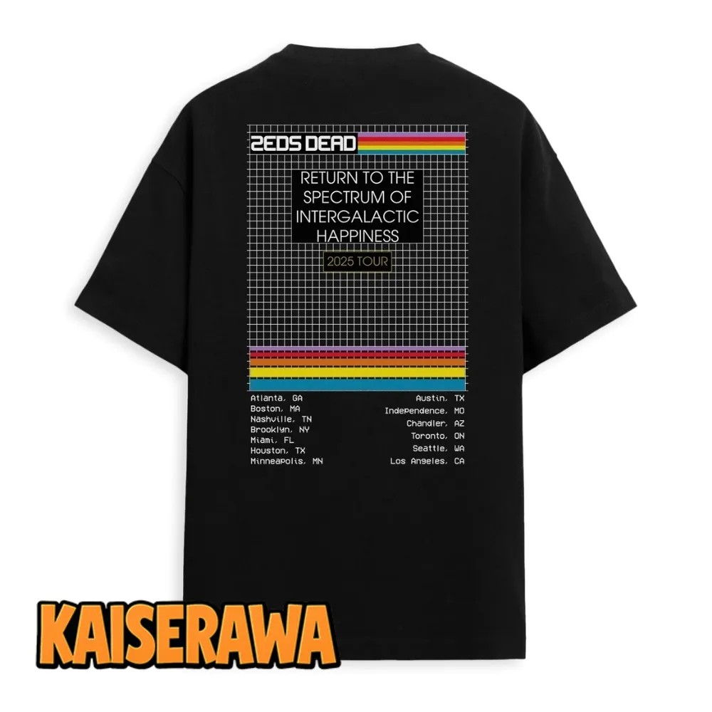 Zeds Dead Merch VHS Tour T-Shirt Zeds Dead Merch VHS Tour T-Shirt