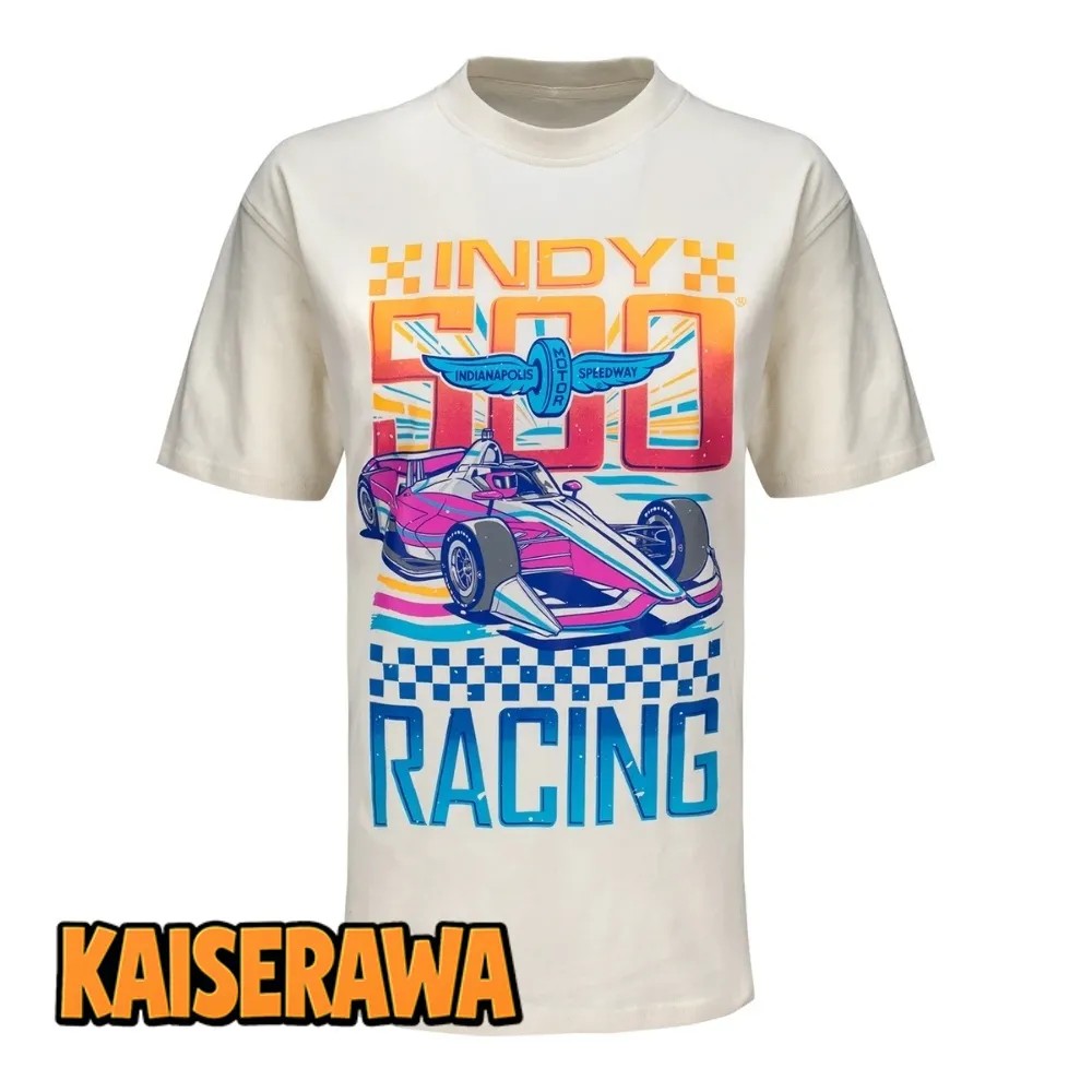 Indy 500 Merch Ladies Ombre Boyfriend T-Shirt Indy 500 Merch Ladies Ombre Boyfriend T-Shirt