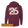 My Chemical Romance Merch Draag National Team Hoodie - Maroon 1