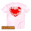 7 Brew Merch Heart Eyes T-Shirt - Light Pink 1