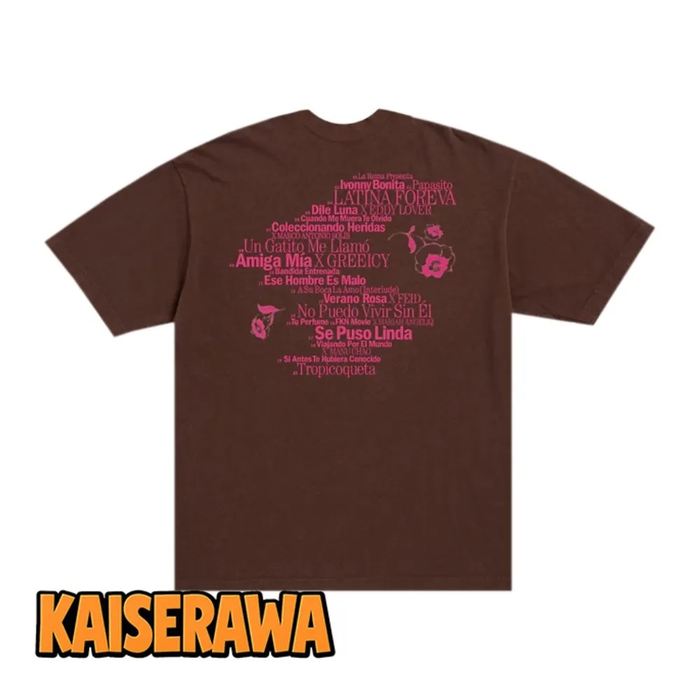 Karol G Merch Tropicoqueta Tracklist T-Shirt Karol G Merch Tropicoqueta Tracklist T-Shirt