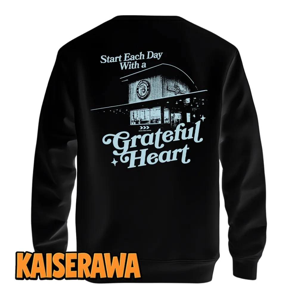 7 Brew Merch Cultivate Kindness Grateful Heart Long Sleeve – Black 7 Brew Merch Cultivate Kindness Grateful Heart Long Sleeve – Black