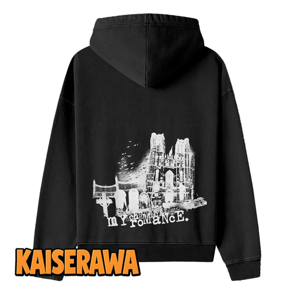 My Chemical Romance Merch Cemetery Drive Zip-Up Hoodie My Chemical Romance Merch Cemetery Drive Zip-Up Hoodie