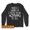My Chemical Romance Merch Nothing Long Sleeve 1