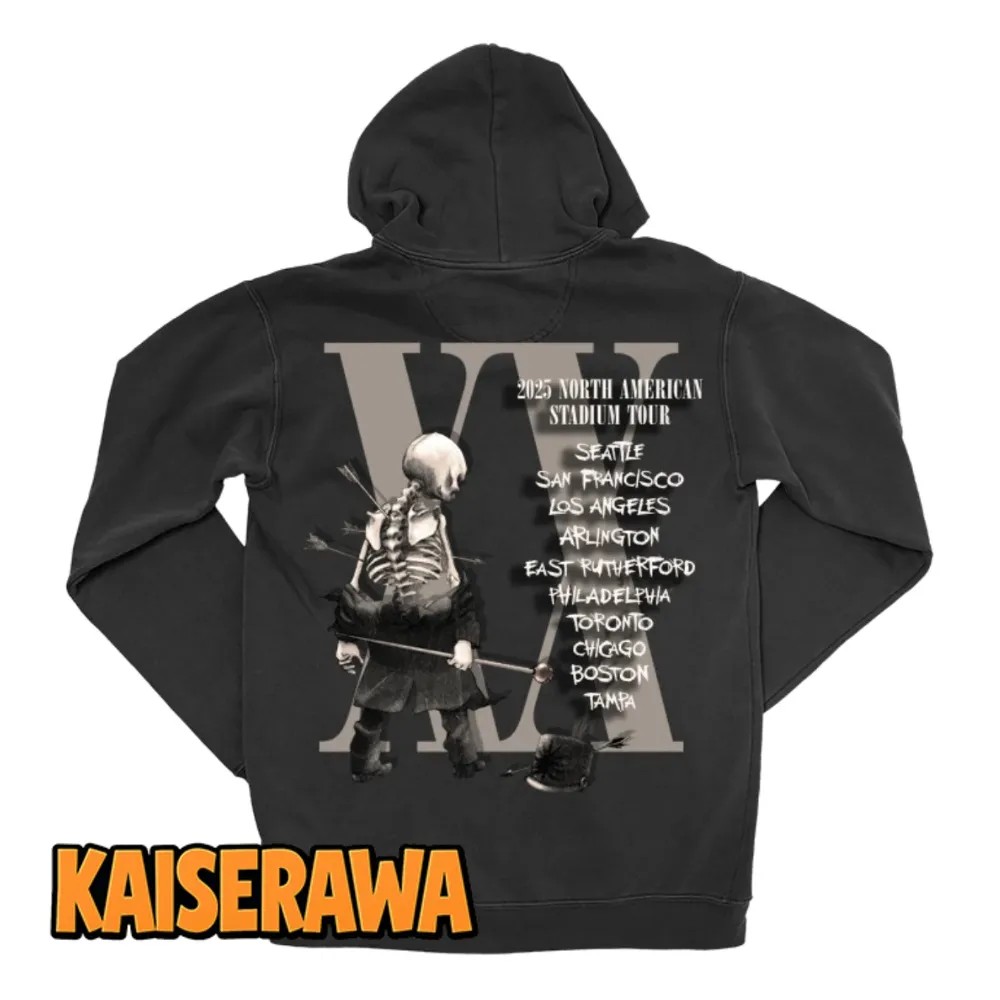 My Chemical Romance Merch The Black Parade Tour Zip-Up Hoodie My Chemical Romance Merch The Black Parade Tour Zip-Up Hoodie