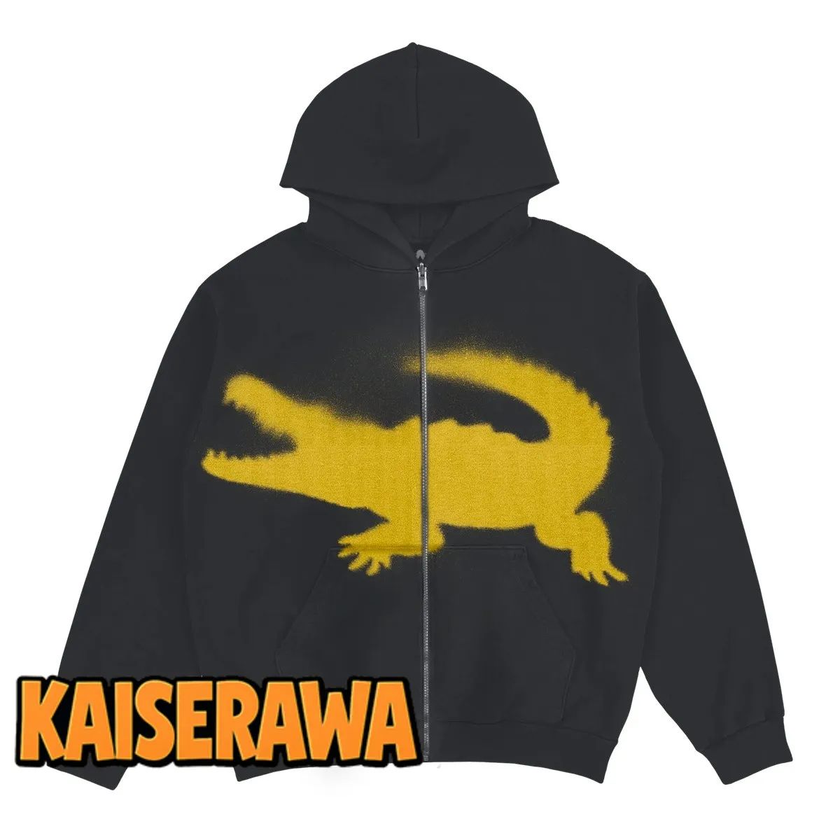 Yeat Merch Dangerous Summer Alligator Zip-Up Hoodie Yeat Merch Dangerous Summer Alligator Zip-Up Hoodie