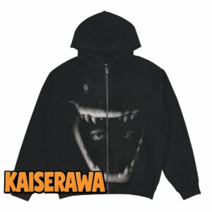 Yeat Merch Dangerous Summer Jaws Zip-Up Hoodie