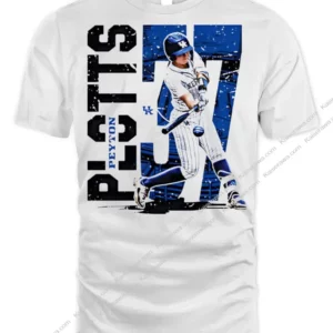 Kentucky Wildcats Baseball Peyton Plotts Number 37 Vintage Shirt