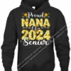 Proud Nana Of A 2024 Graduate Class Of 24 Hoodie