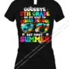 Hello Summer Goodbye 5th Grade Graduation To Middle School Women Shirt