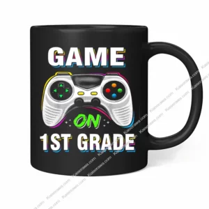 1st Grade Back To School Game On Funny Gamer Mug