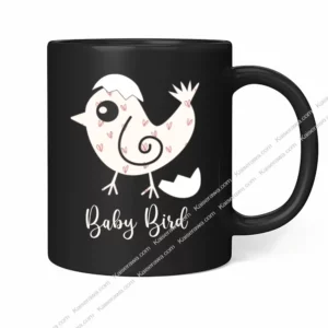 Cute Baby Bird Sisters Design Mug